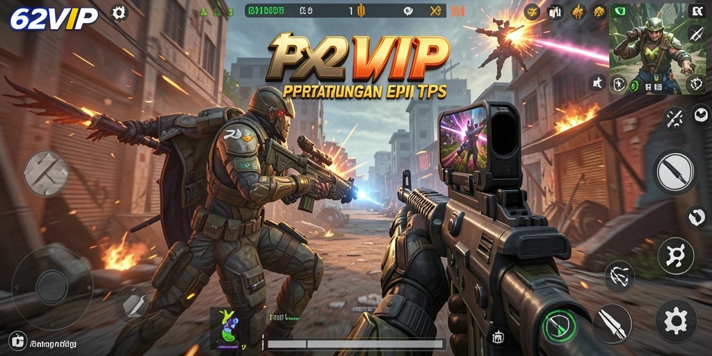 Gameplay seru dan strategis dalam 62VIP yang penuh aksi.
