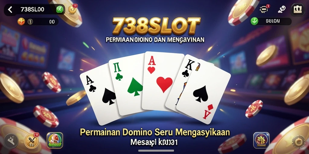 Tampilan gameplay seru dari 738SLOT permainan Domino.