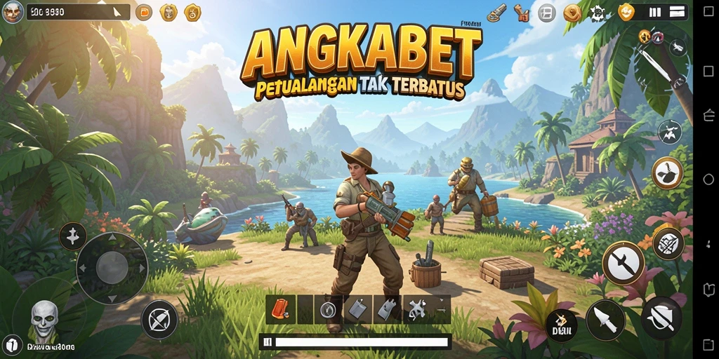 Tampilan gameplay terbuka yang menakjubkan di ANGKABET.