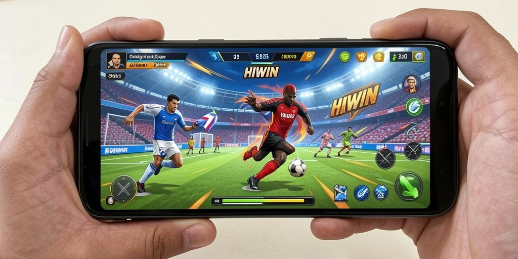 Tampilan gameplay seru dari HIWIN dengan grafis menakjubkan.