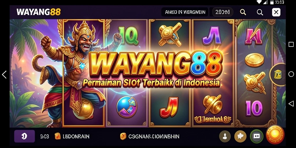 Screenshot gameplay WAYANG88 dengan tema Slot yang menarik.