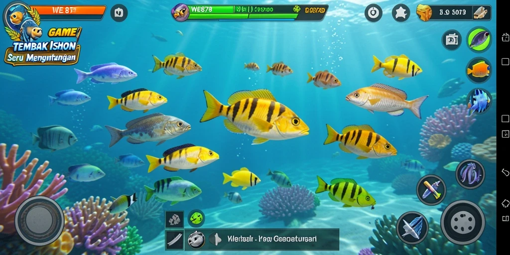 Tampilan gameplay WE878 yang penuh warna dan menarik.